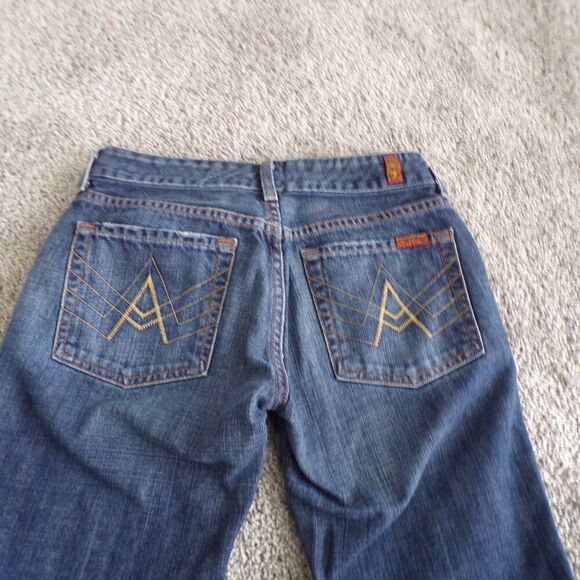 7 for all mankind flare bootcut jeans 27 - Picture 14 of 15